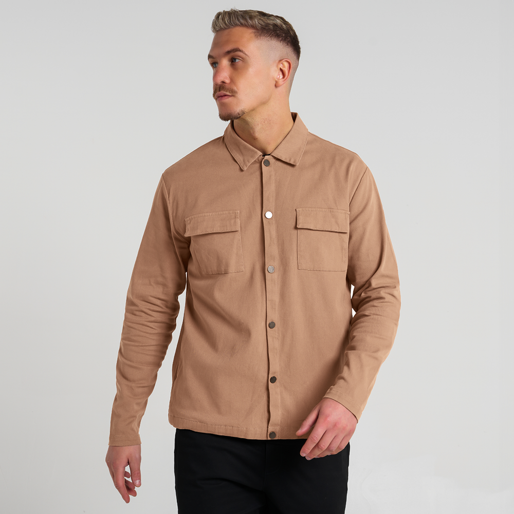 Perez Overshirt - Taupe