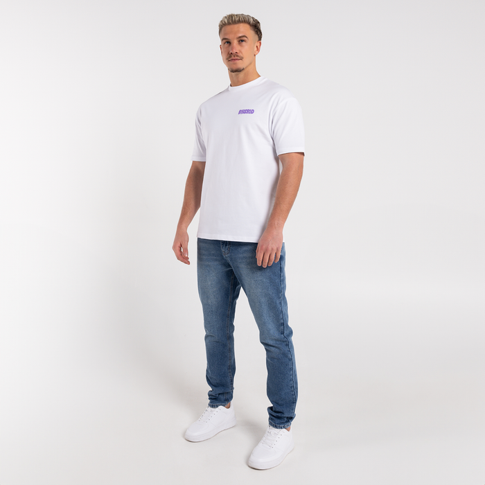 Aguirre T-Shirt - White/Purple