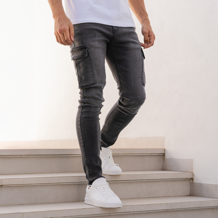 Muric Slim Fit Jeans - Washed Black