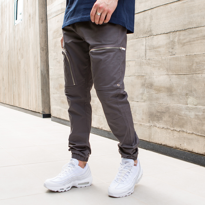 Pedri Cargo Pant - Mid Grey