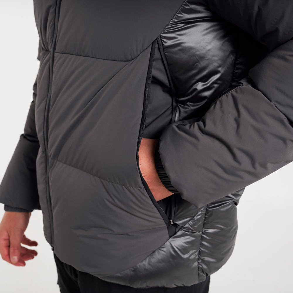 Kobel Puffer Jacket - Charcoal