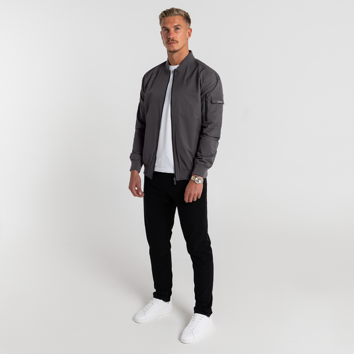 Neves Bomber Jacket - Zinc