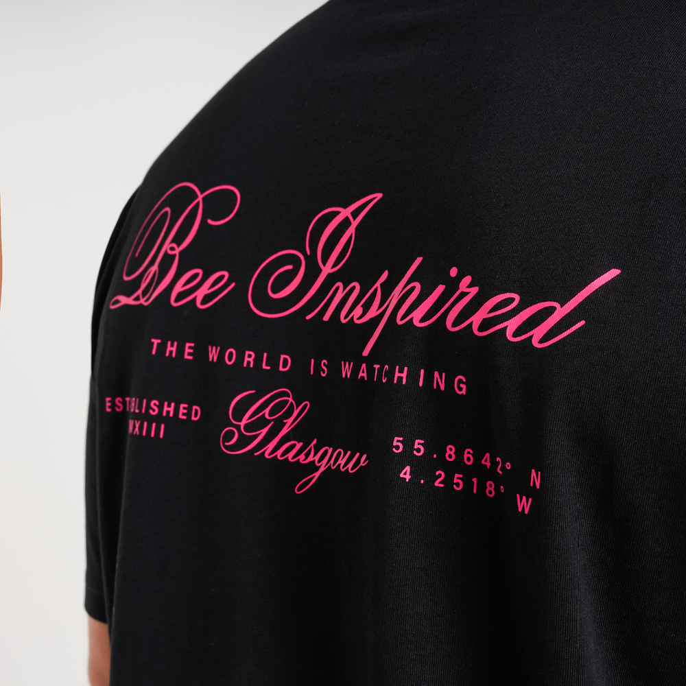 Olise T-Shirt - Black/Pink