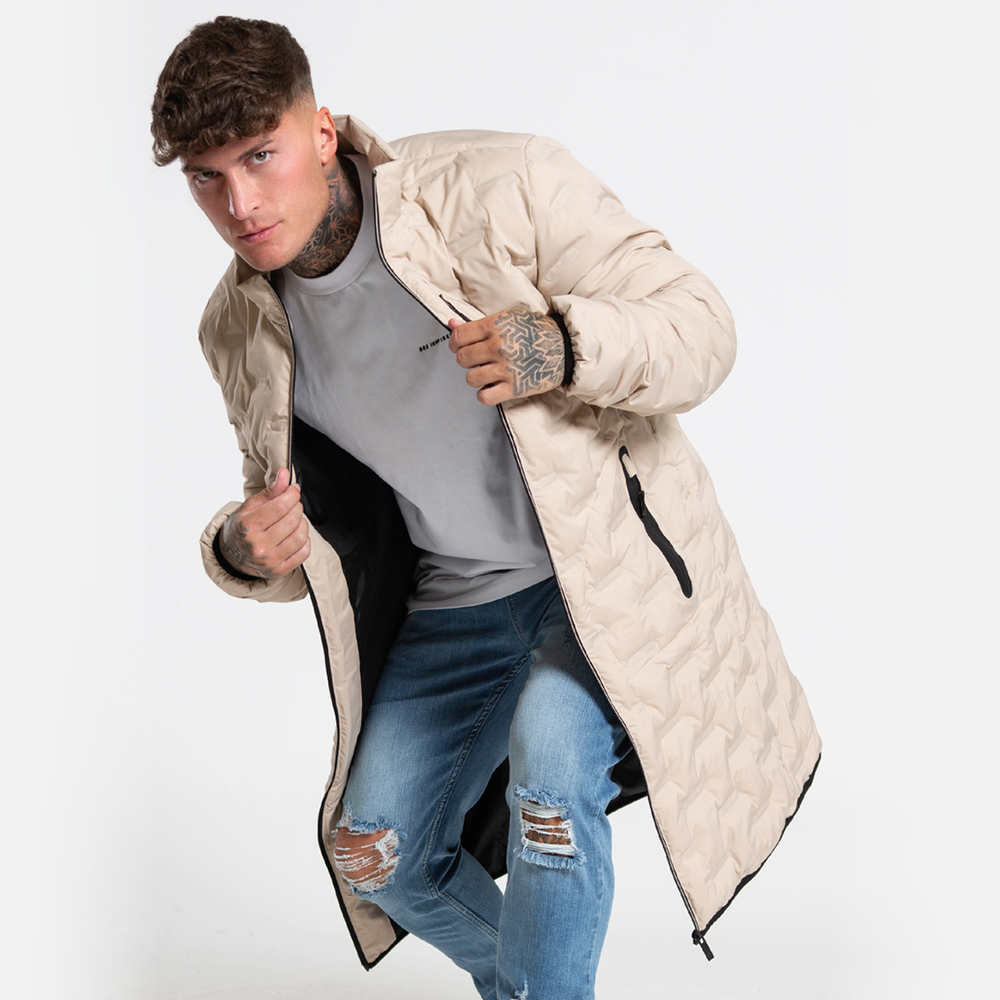 Draper Longline Jacket - Sand